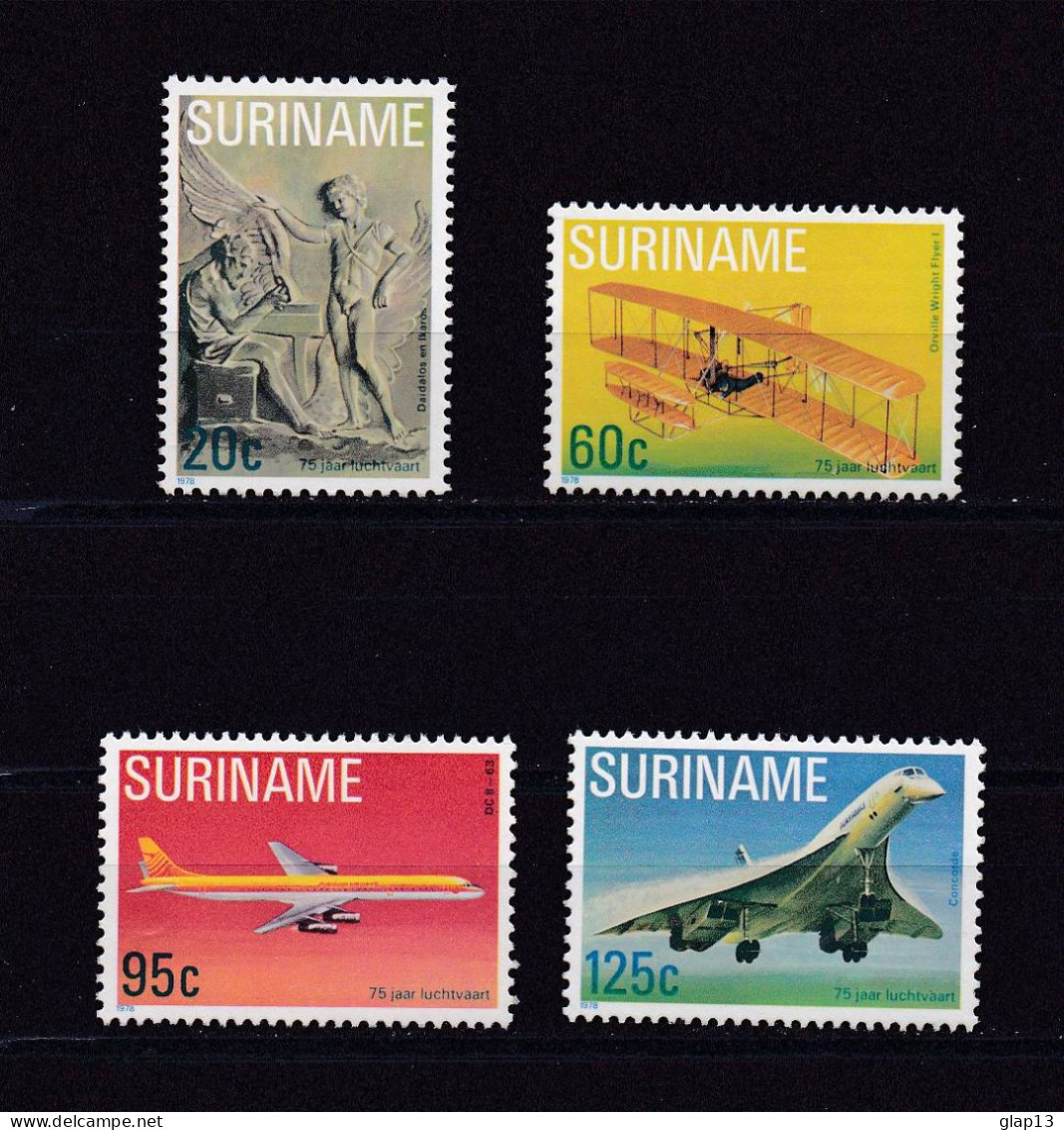 SURINAM 1978 TIMBRE N°740/43 NEUF** AVIATION - Surinam