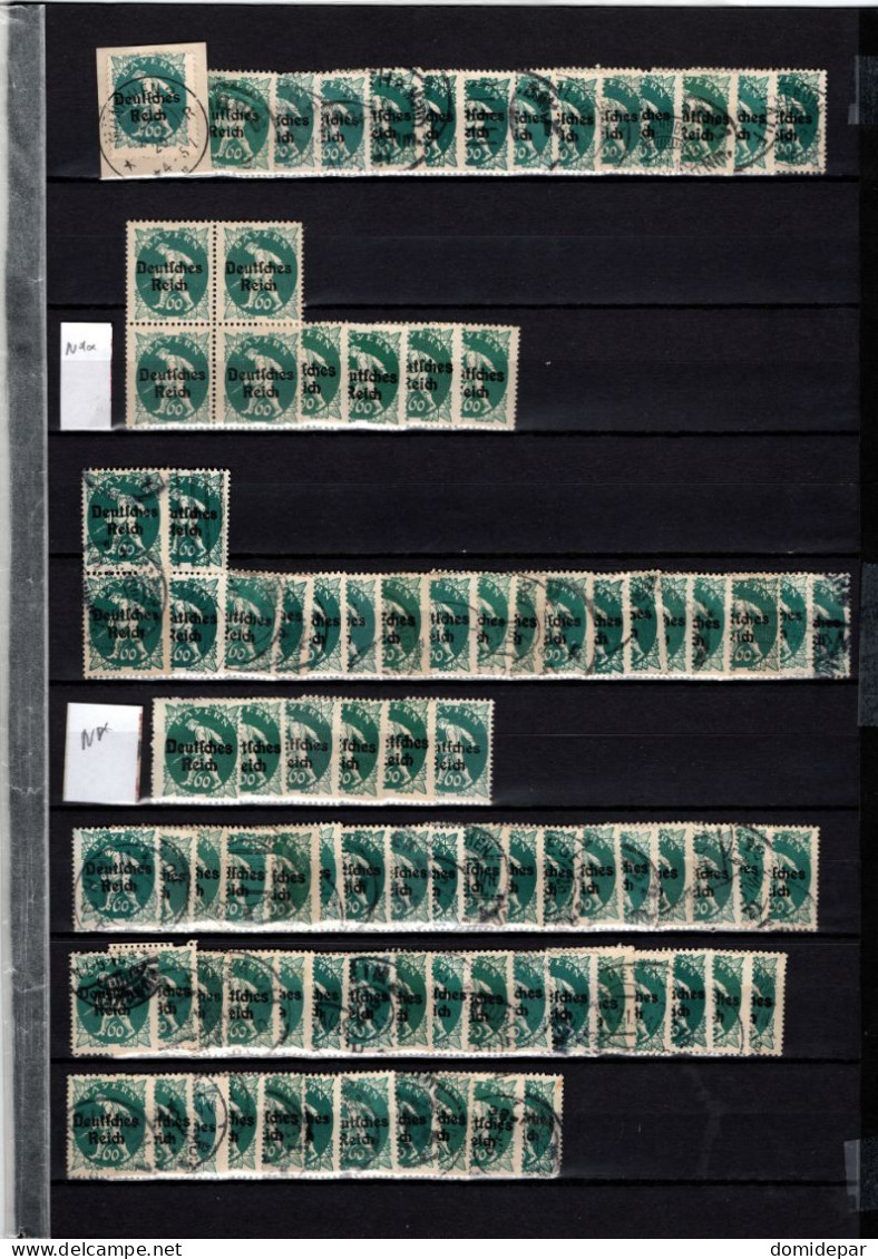 Deutsches Reich  N° 126 N** N* Obli - Used Stamps
