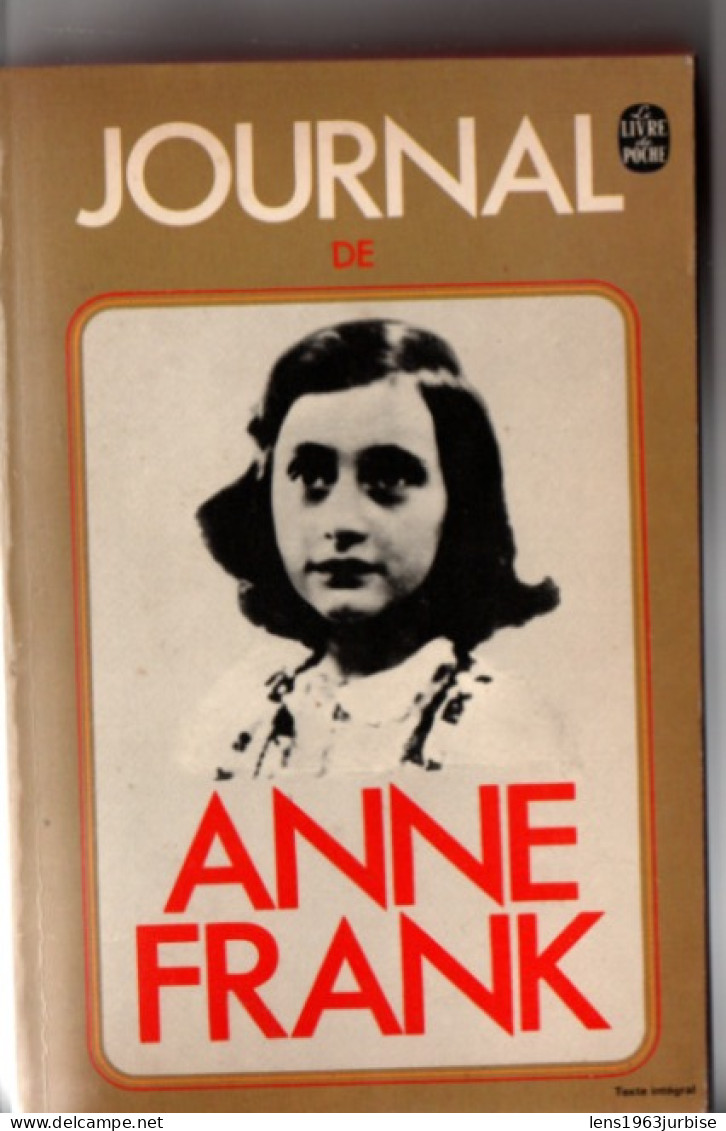 Journal Anne Frank , Le Livre De Poche ( 1971 ) - Weltkrieg 1939-45