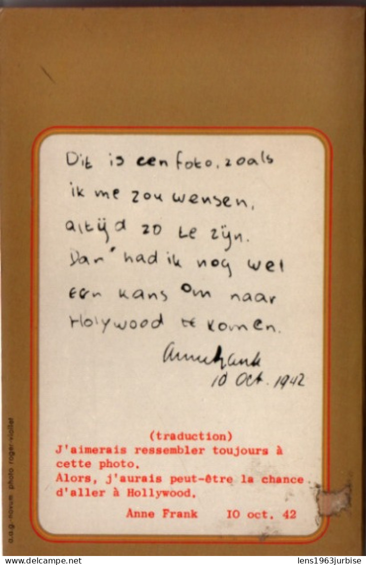 Journal Anne Frank , Le Livre De Poche ( 1971 ) - Guerre 1939-45