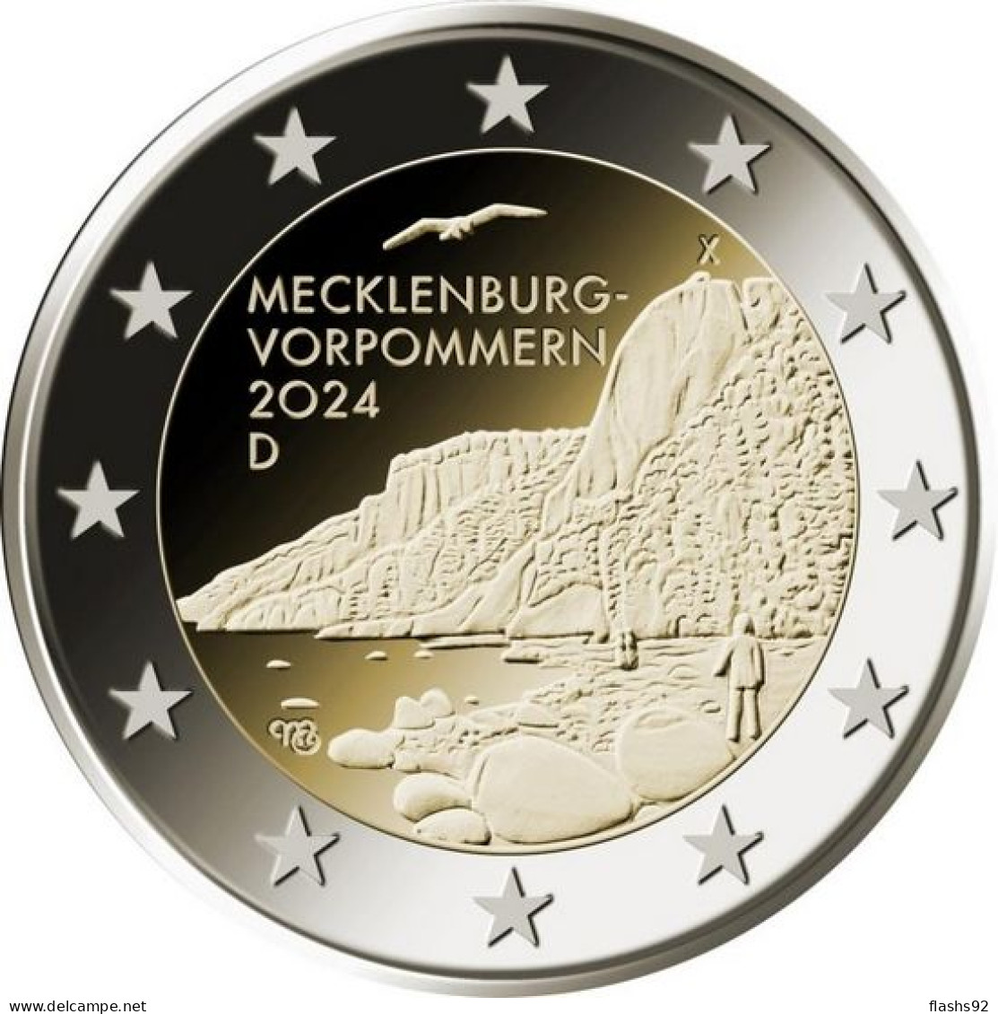 2 Euro Commemorative Allemagne 2024 Mecklembourg - Germania