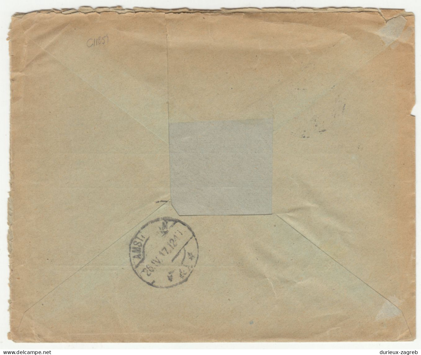 Emeente Zaandam Letter Cover Posted Registered 1917 B240503 - Briefe U. Dokumente