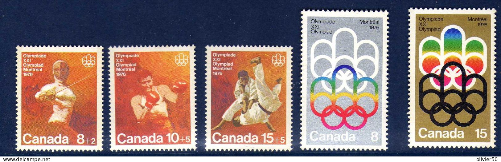 Canada - 1976 - Jeux Olympiques De Montreal - Neufs** - MNH - Unused Stamps