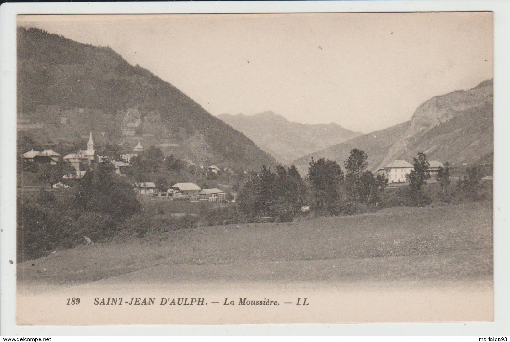 SAINT JEAN D'AULPH - HAUTE SAVOIE - LA MOUSSIERE - Saint-Jean-d'Aulps