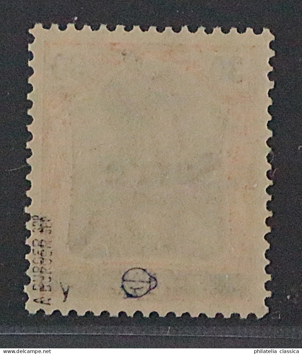 SAAR  10 Y III **  30 Pfg. Papier Orangeweiß, Type IIII, Geprüft BPP, KW 480,- € - Unused Stamps