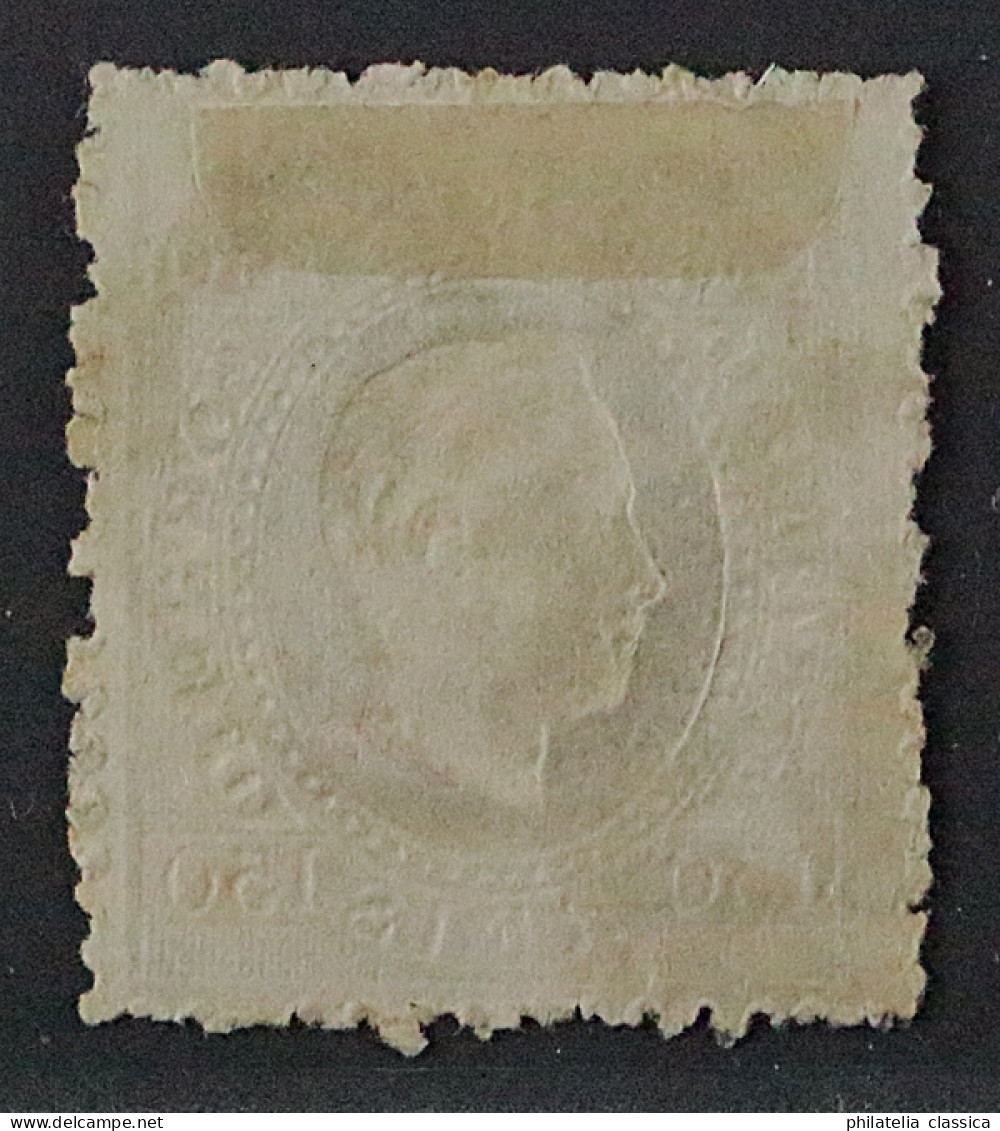 Portugal  43 X B,  König Luis 150 R. Blau, Sauber Gestempelt, KW 160,- € - Unused Stamps