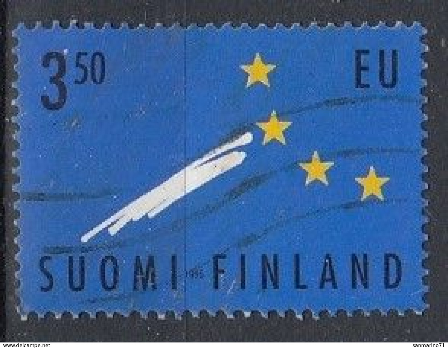 FINLAND 1288,used,falc Hinged - Europese Instellingen