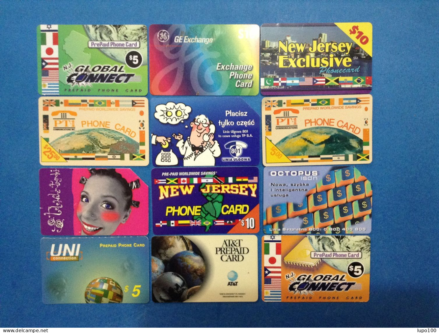 Lotto Da 12 Carte Schede Telefoniche Usate Lot Prepaid Phone Card Different - Sammlungen