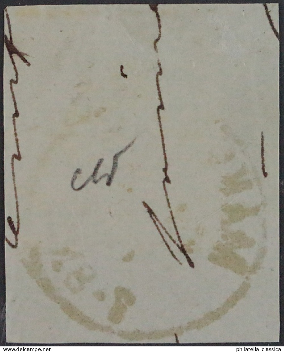 Deutsches Reich  27 A,  9 Kr. Großer Schild, Bildschönes Briefstück, 450,- € - Usados