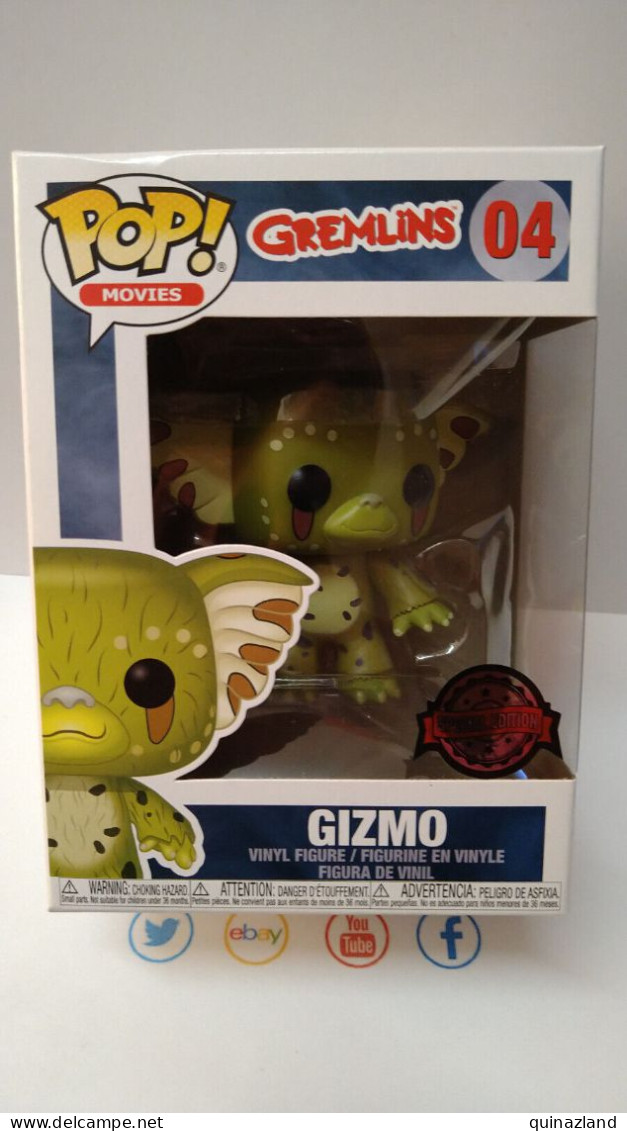 Funko Pop! GREMLINS POP N° 04 Gizmo SPECIAL EDITION (FU18) - Other & Unclassified