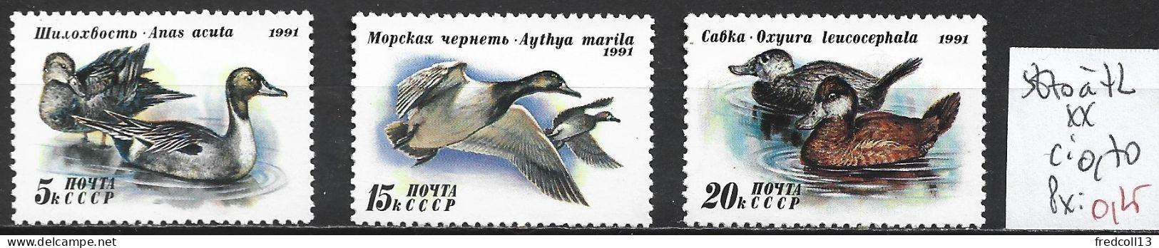 RUSSIE 5870 à 72 ** Côte 0.70 € - Unused Stamps