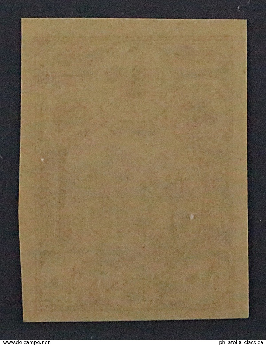 1916, TÜRKEI 484 ** Waisenmarke 10 Pa. UNGEZÄHNT, Postfrisch Sehr Selten, - Unused Stamps