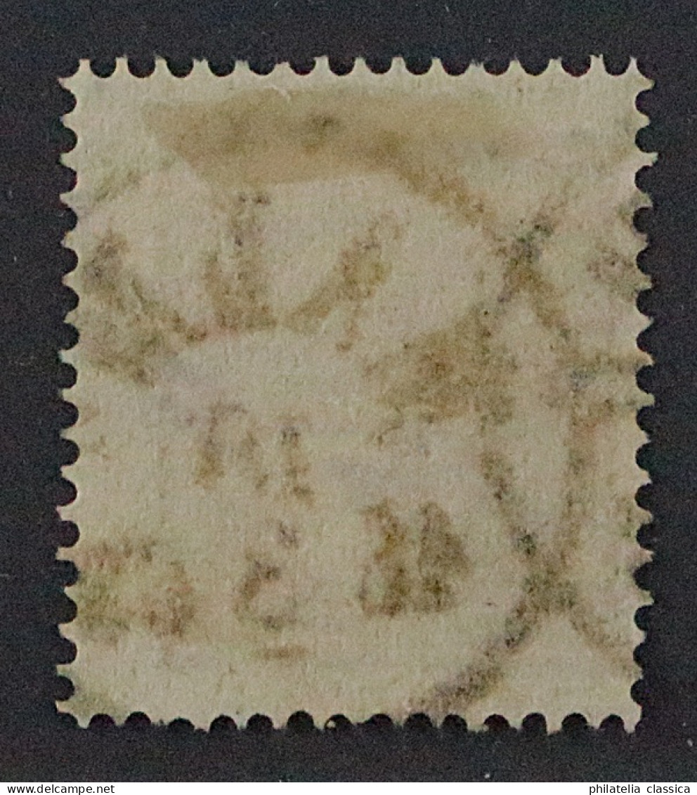 1866, SCHWEDEN 15 A, Löwe 17 Ö. Violett, Sauber Gestempelt, Kabinettstück 140,-€ - Oblitérés