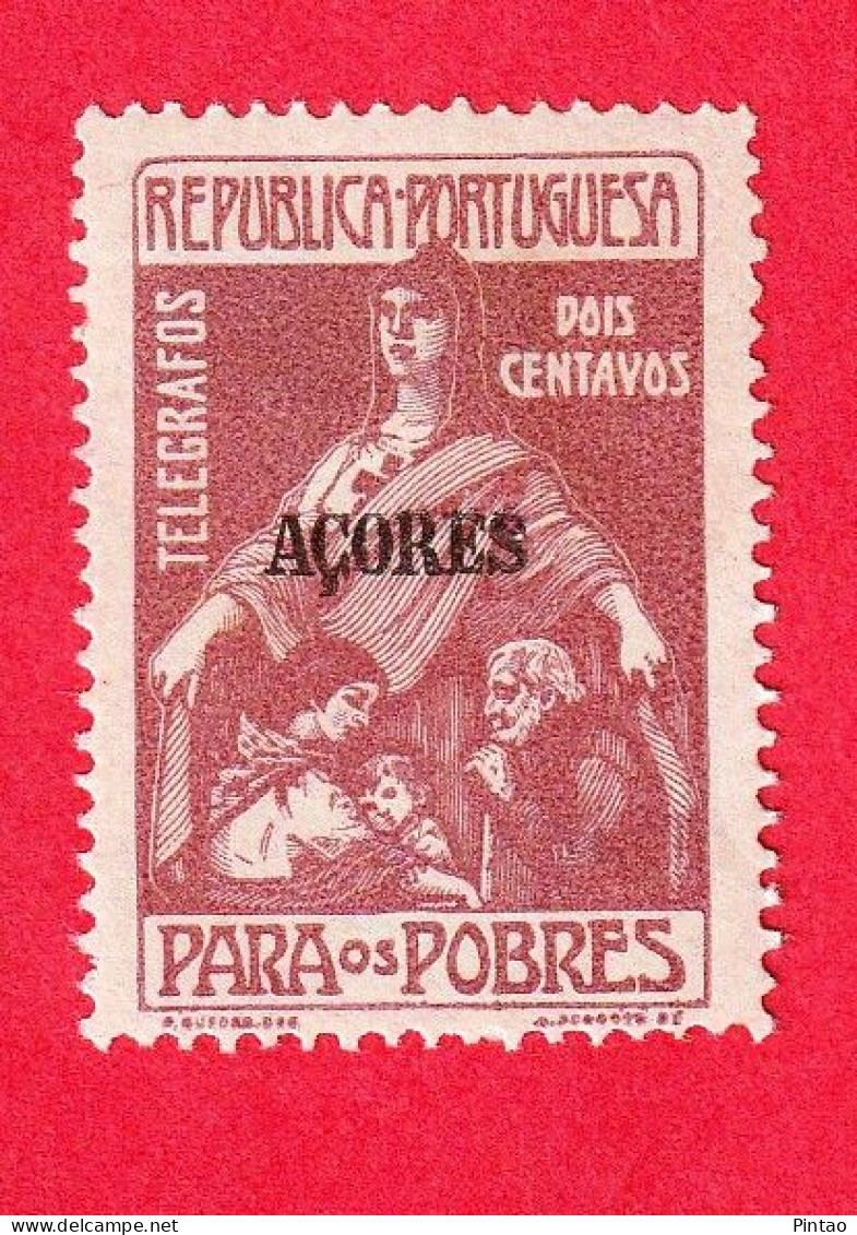 ACR0539- AÇORES 1925 IMP.POSTAL E TEEGRÁFICO Nº 6- MH - Azoren