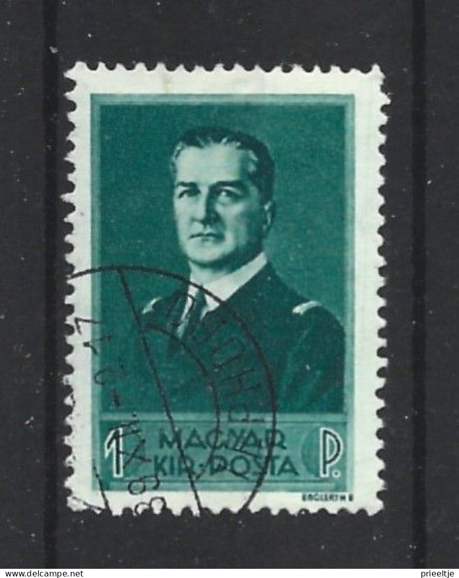 Hungary 1938 Miklos Horthy Y.T. 506 (0) - Used Stamps