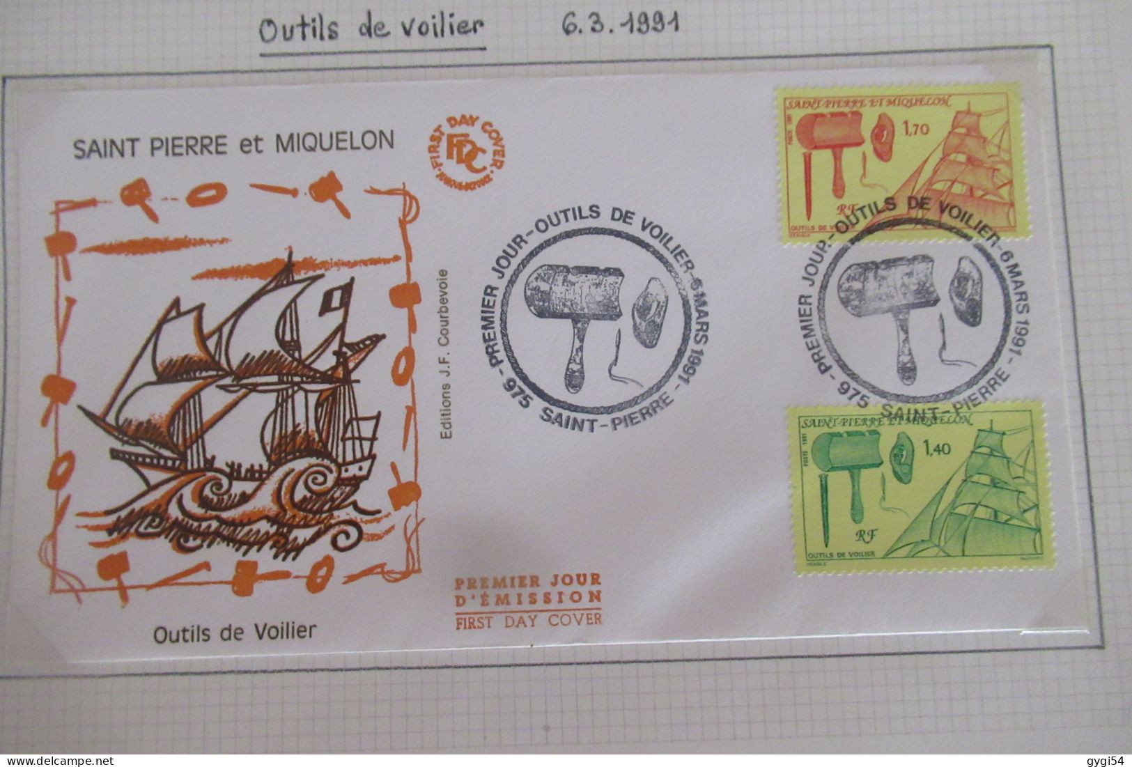 Saint-Pierre Et Miquelon FDC   1991 - FDC