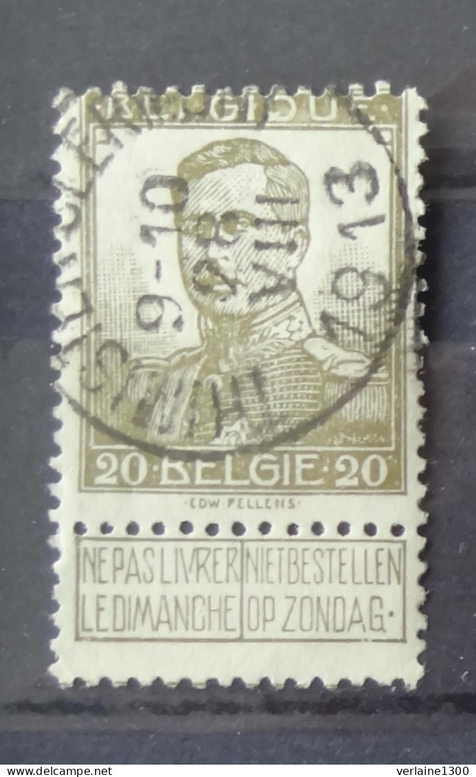 112 Avec Belle Oblitération Rare Thimister-Clermont - 1912 Pellens
