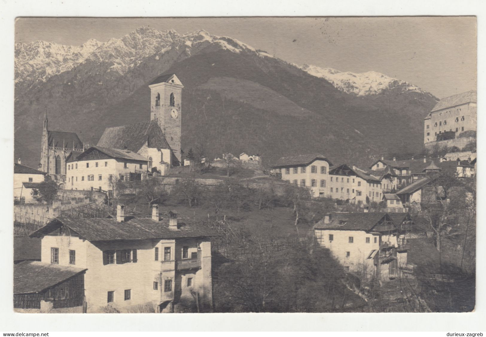 Schenna Merano Old Postcard Posted 1927 B240503 - Merano