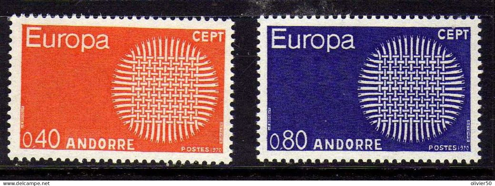 Andorre Francaise - 1970 - Europa   -Neufs** - MNH  - - Unused Stamps