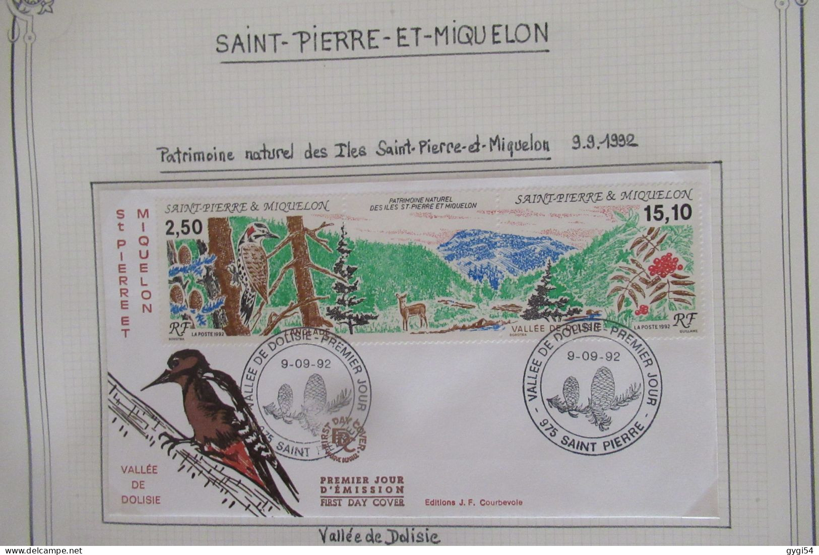 Saint-Pierre Et Miquelon FDC   1992 - FDC