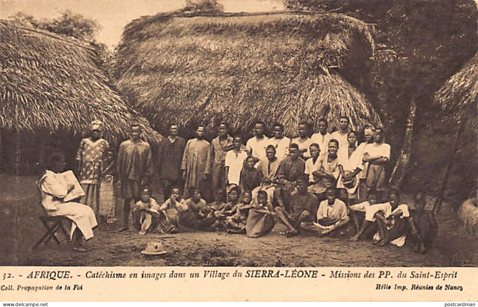 Sierra Leone - Catechism In Pictures In A Village - Missions Of The Fathers Of The Holy Spirit - Publ. Propagation De La - Sierra Leona