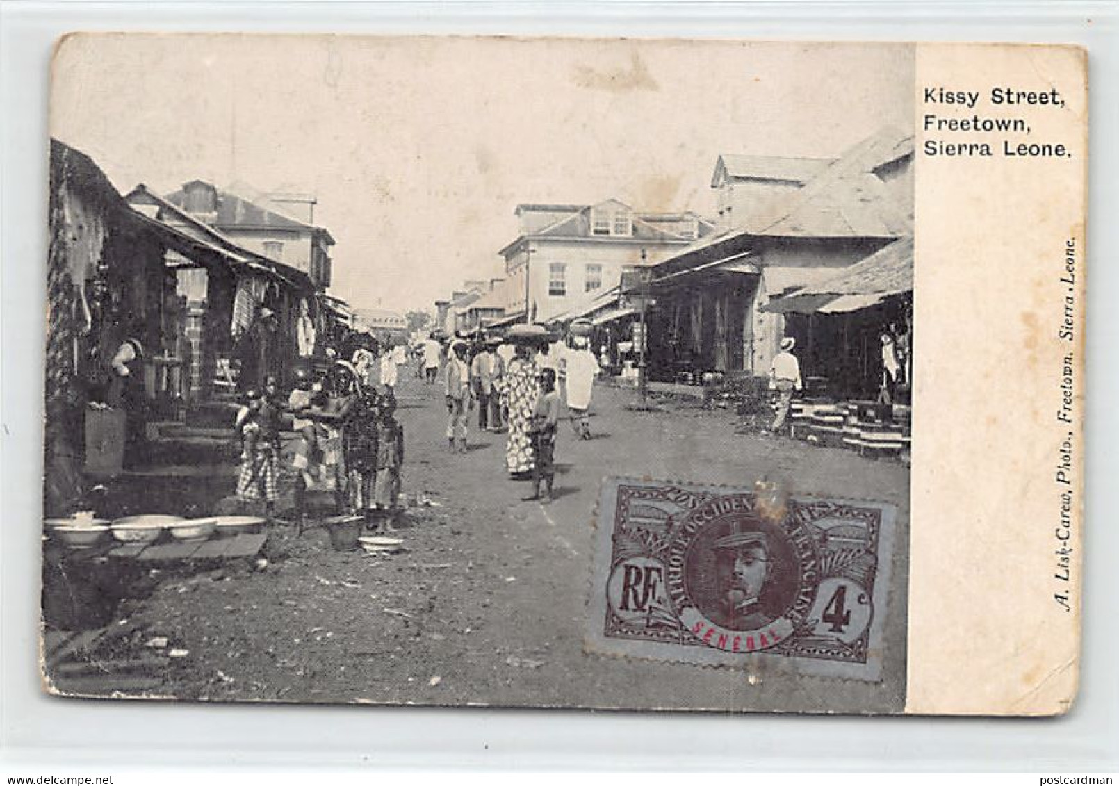 Sierra Leone - FREETOWN - Kissy Street - SEE SCANS FOR CONDITION - Publ. A. Lisk-Carew - Sierra Leona