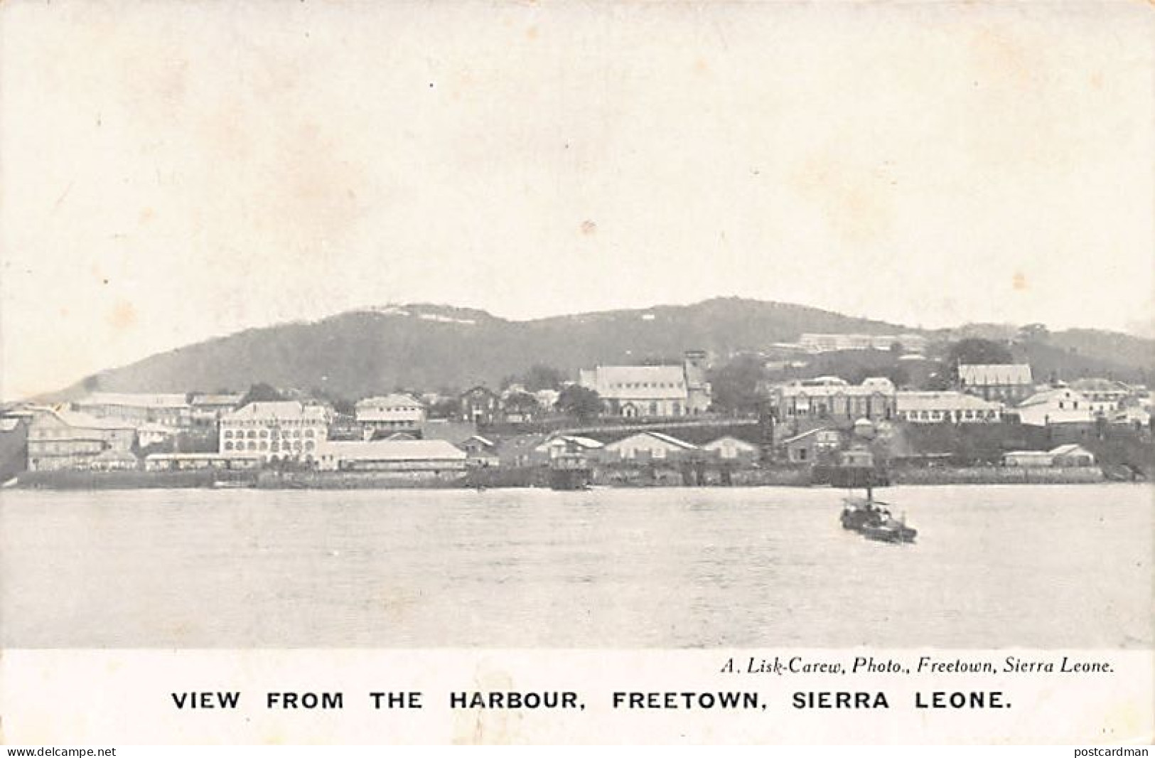 Sierra Leone - FREETOWN - View Of The Harbour - Publ. A. Lisk-Carew - Sierra Leone