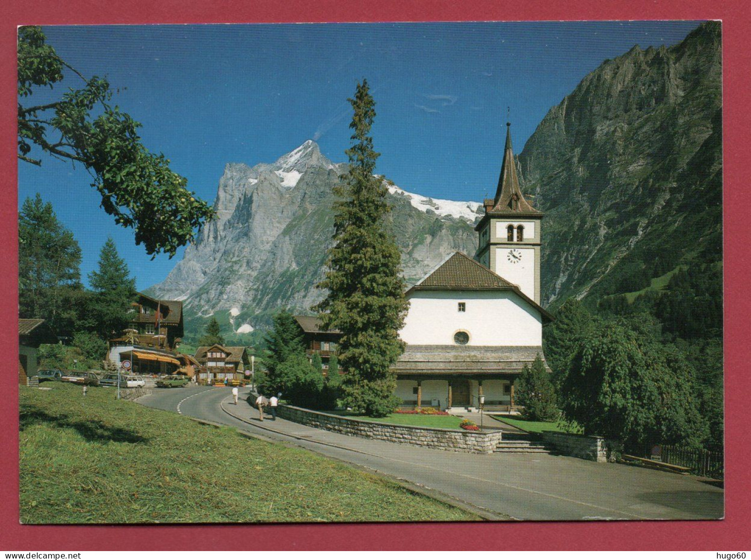 Grindelwald - Wetterhorn Mit Kirche - Grindelwald