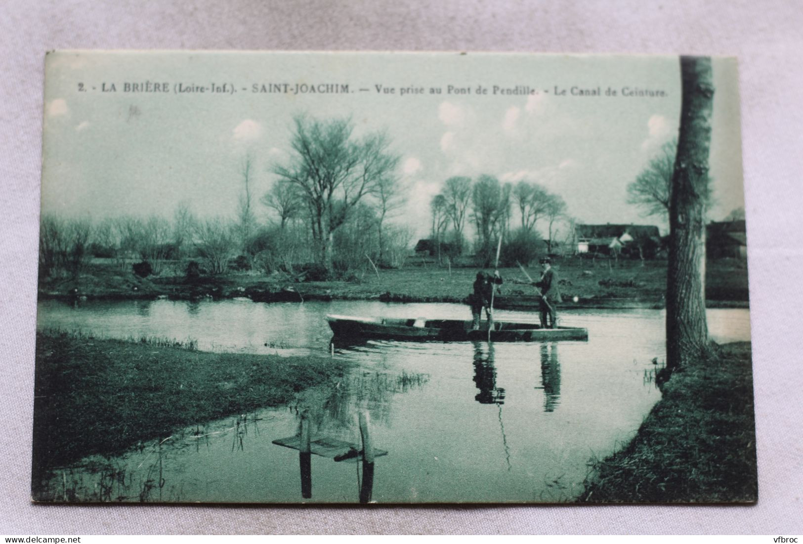 Saint Joachim, La Brière, Vue Prise Au Pont De Pendille, Le Canal De Ceinture, Loire Atlantique 44 - Saint-Joachim