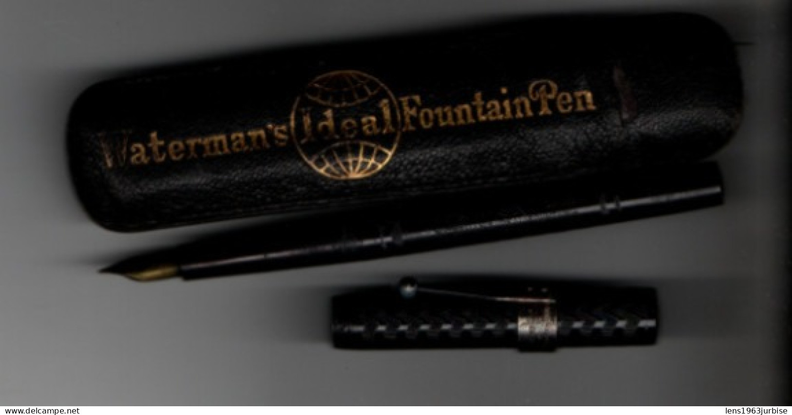 Porte Plume Waterman's Ideal Foutain Pen ( PAT'D 1884 - MAY23 . 1899 & AUG . 4 .1903 , Boîte En Carton + 1 étui En Cuir - Schrijfgerief