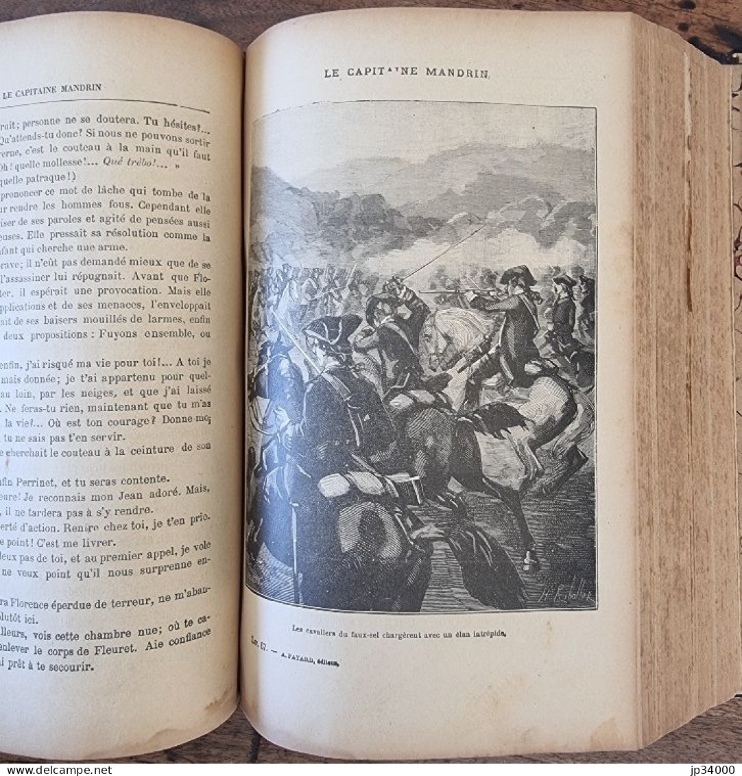 Aventures et exploits du capitaine mandrin par Jules Grandpré. Complet 1 volume (vers 1900)