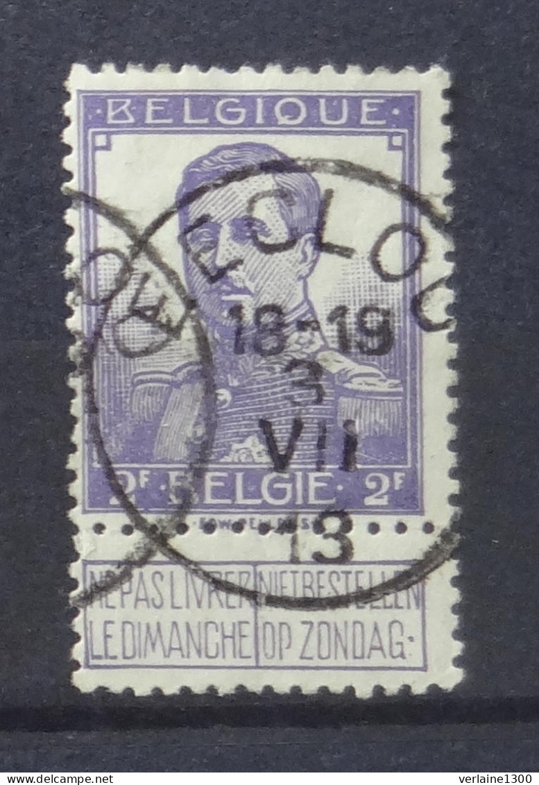117 Avec Belle Oblitération Eecloo - 1912 Pellens
