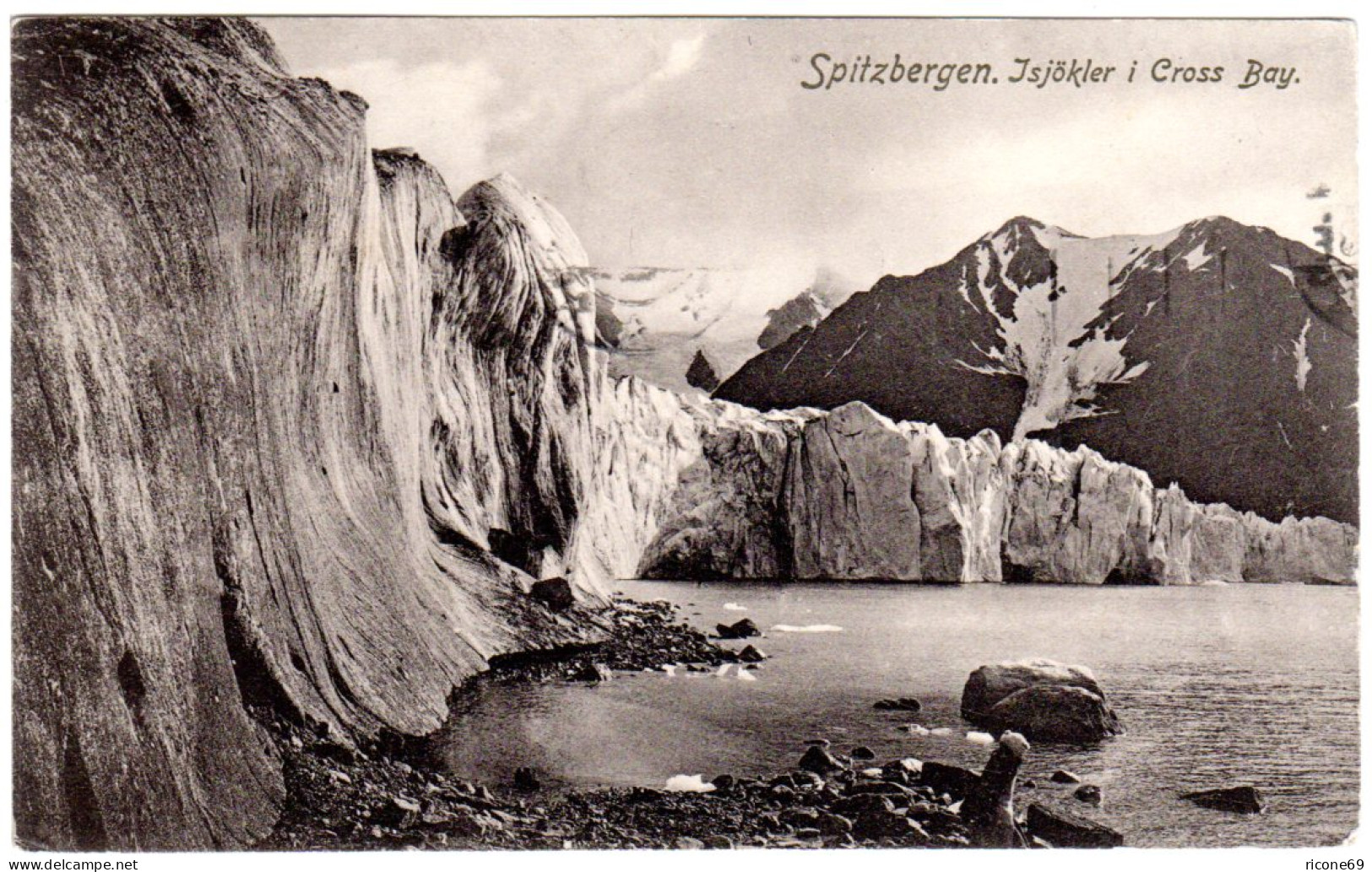 Norwegen 1920, 5+20 öre Auf Spitzbergen Polar-AK V. Tromsö N. Australien - Briefe U. Dokumente