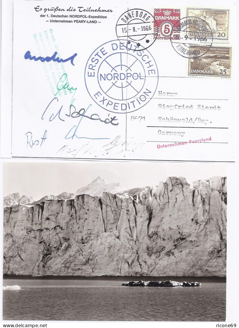 Grönland Arktis Polarpost, Peary Land, AK V.d. 1. Dt. Nordpol Expedition. #345 - Other & Unclassified