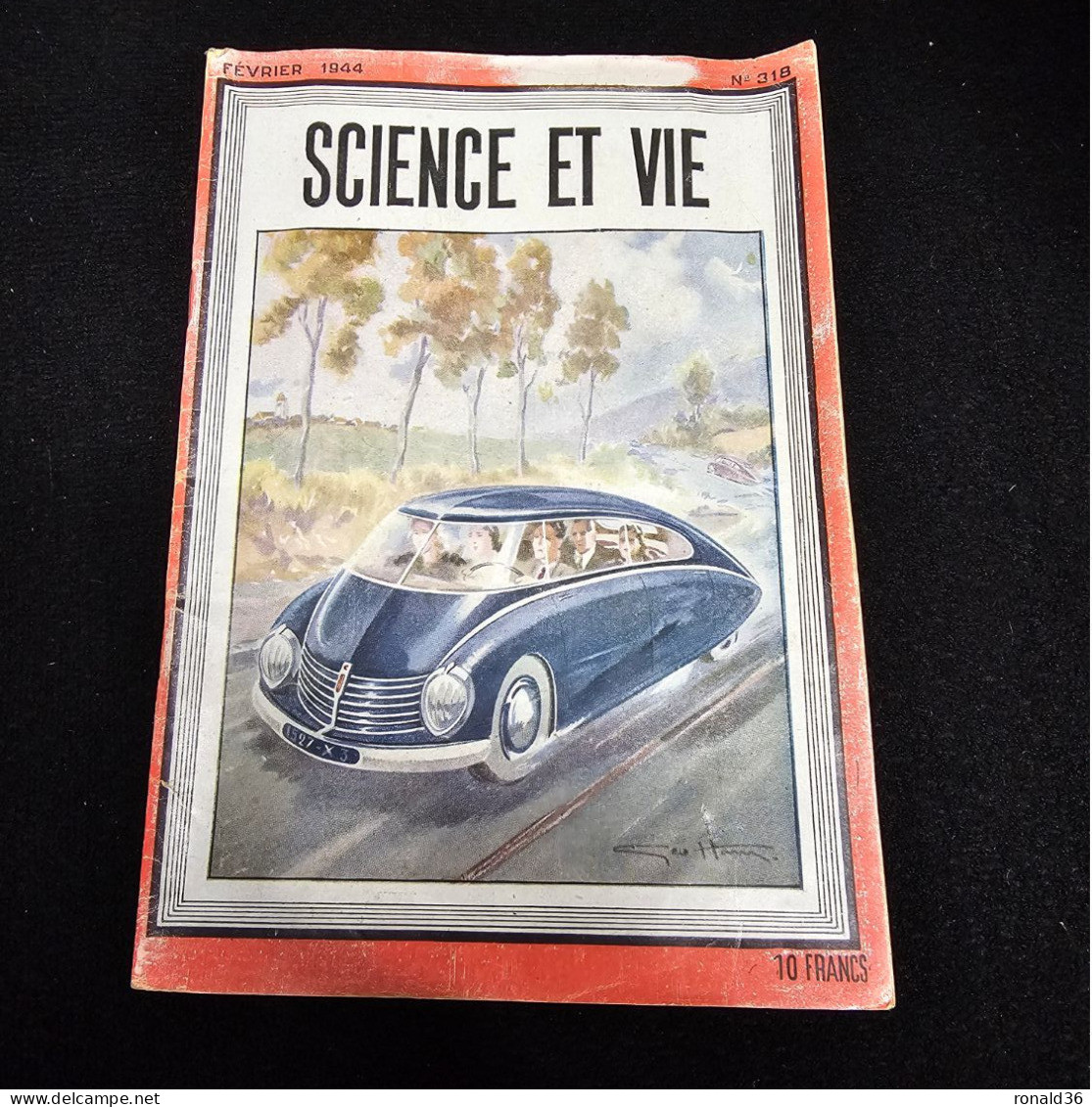 Science Et Vie  1944 énergie électrique Univers Sillage Avion Voiture Automobile Tracta Chaleur Terrestre Divers Pub - 1900 - 1949