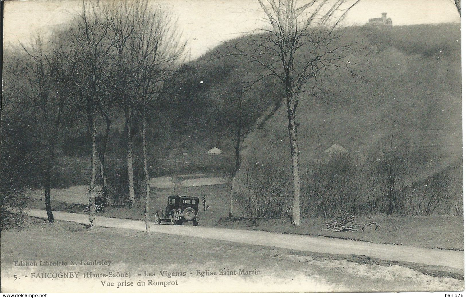 Faucogney (70) - Les Vigenas - Eglise Saint-Martin - Vue Prise Du Romprot - Faucogney