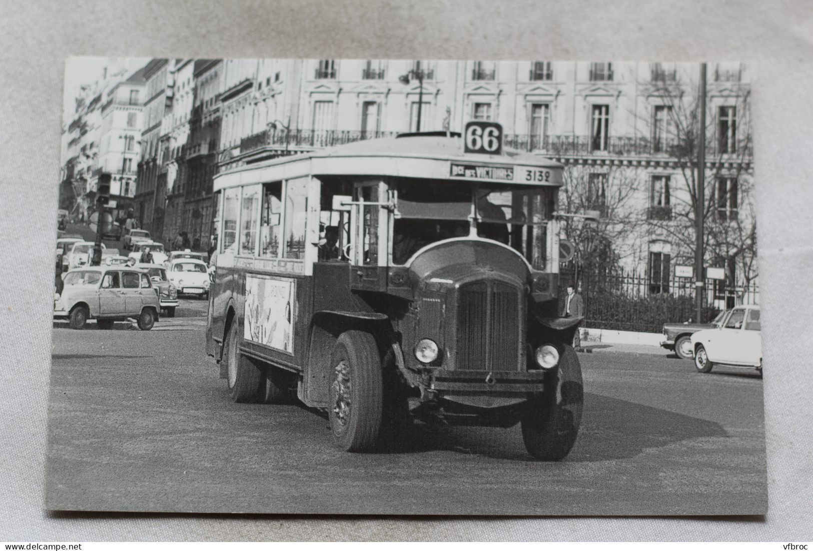 N583, Cpm, Autobus à Plate Forme 1969, Paris 75 - Bus & Autocars