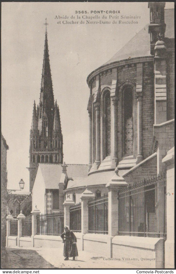 Abside De La Chapelle Du Petit Séminaire, Pont-Croix, C.1910 - Villard CPA - Pont-Croix