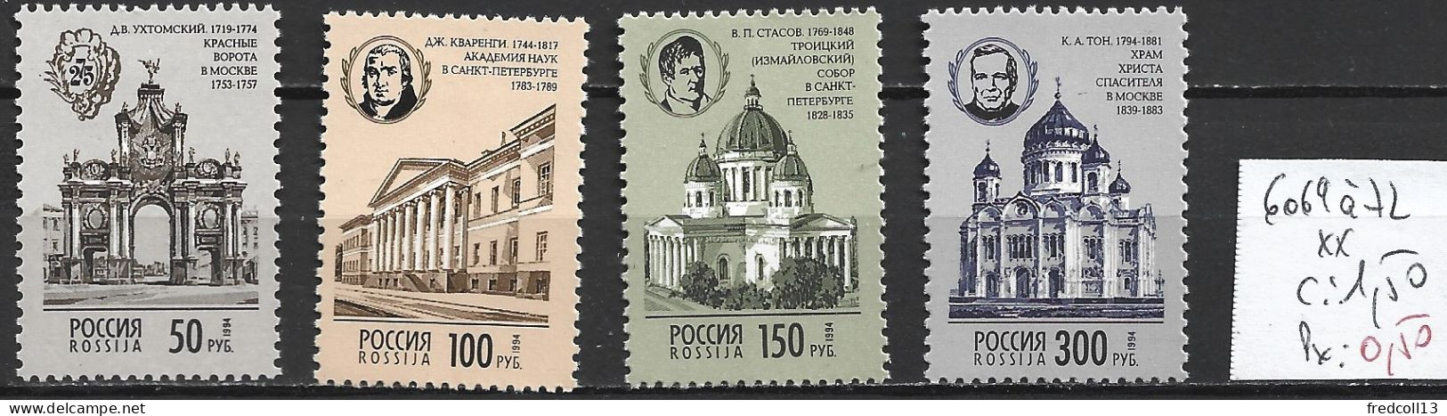 RUSSIE 6069 à 72 ** Côte 1.50 € - Unused Stamps