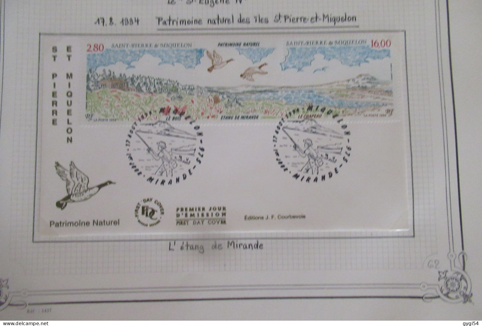 Saint-Pierre Et Miquelon FDC   1994 - FDC