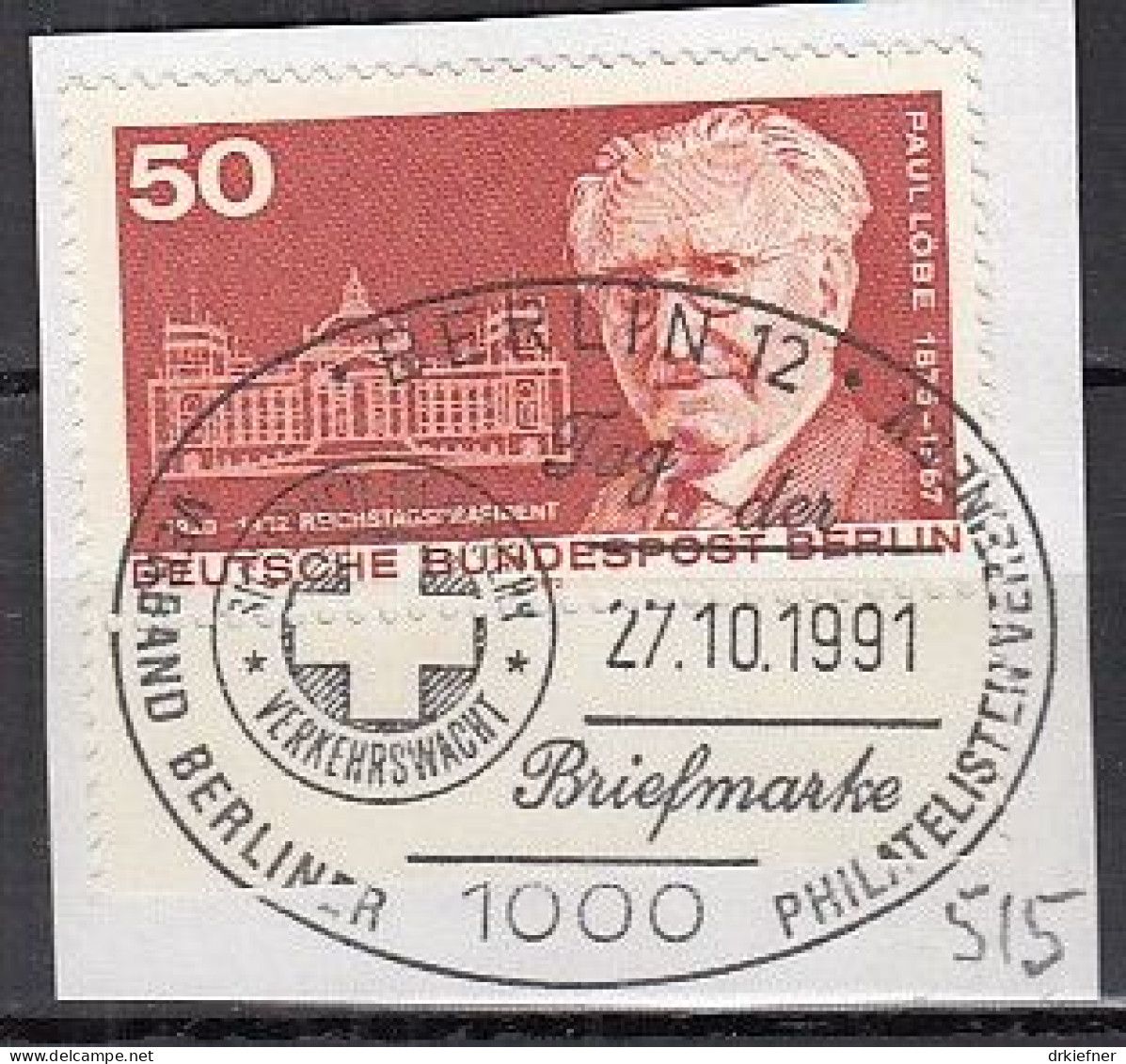 BERLIN  515, Gestempelt Auf Briefstück, SoSt., Paul Löbe, 1975 - Used Stamps