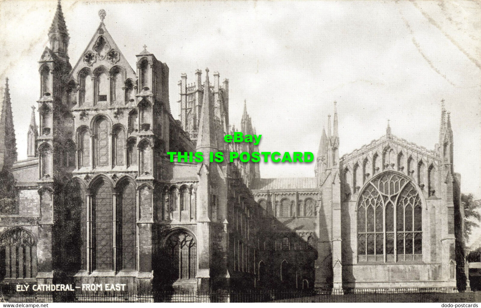 R607045 Ely Cathedral. From East. Queen Series. T. T. And S. 1910 - World