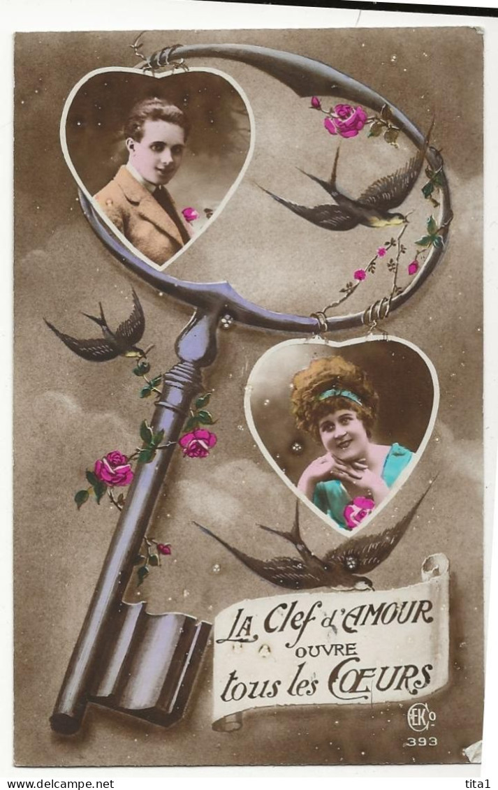 697 - Couple  - La Clef D' Amour - Paare
