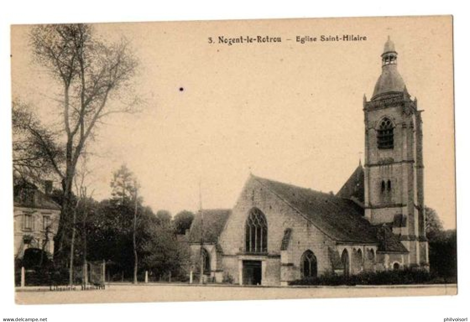 NOGENT LE ROTROU L EGLISE SAINT HILAIRE ANIMEE - Nogent Le Rotrou