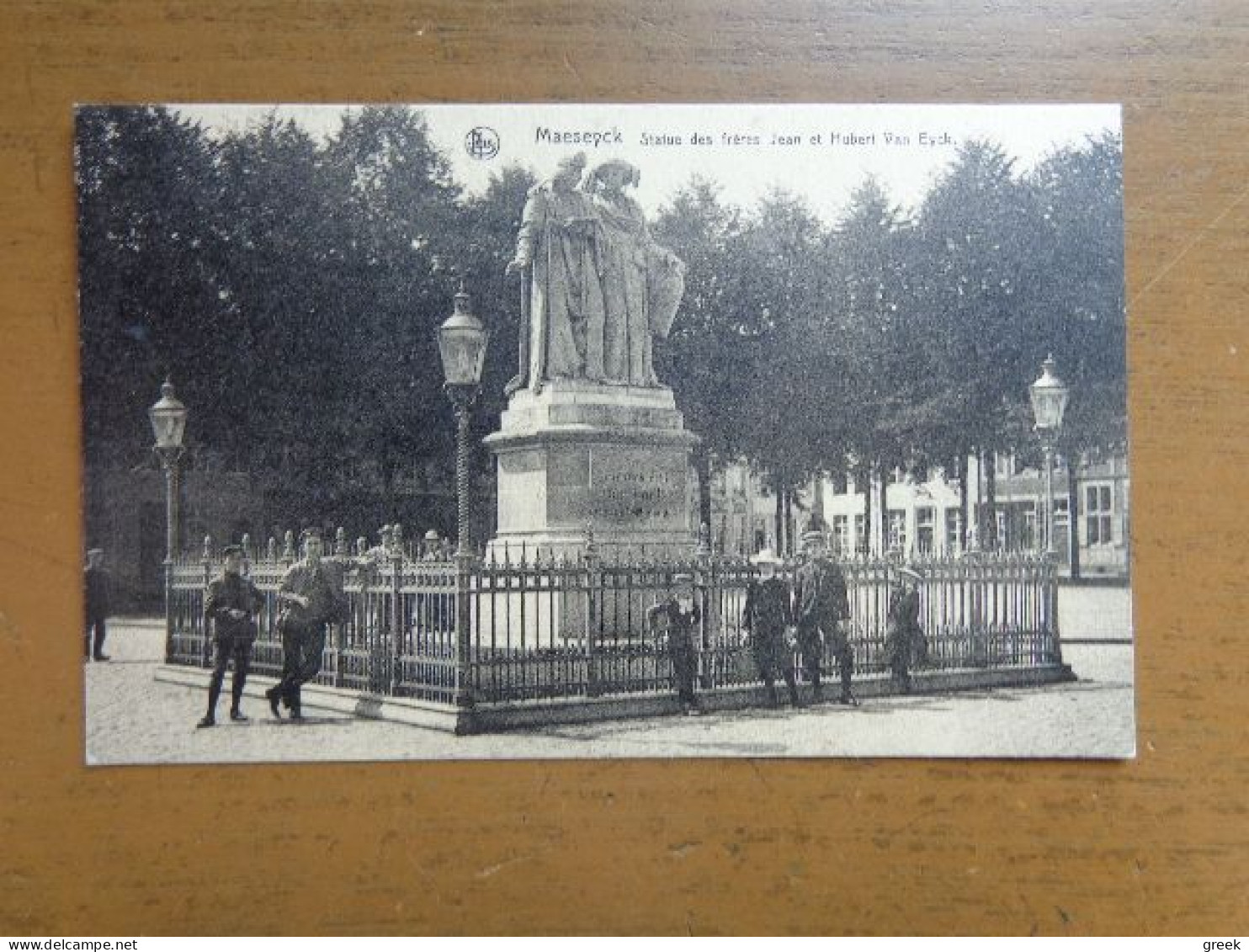 Maaseik: Statue Des Frères Jean Et Hubert Van Eyck -> Onbeschreven - Maaseik