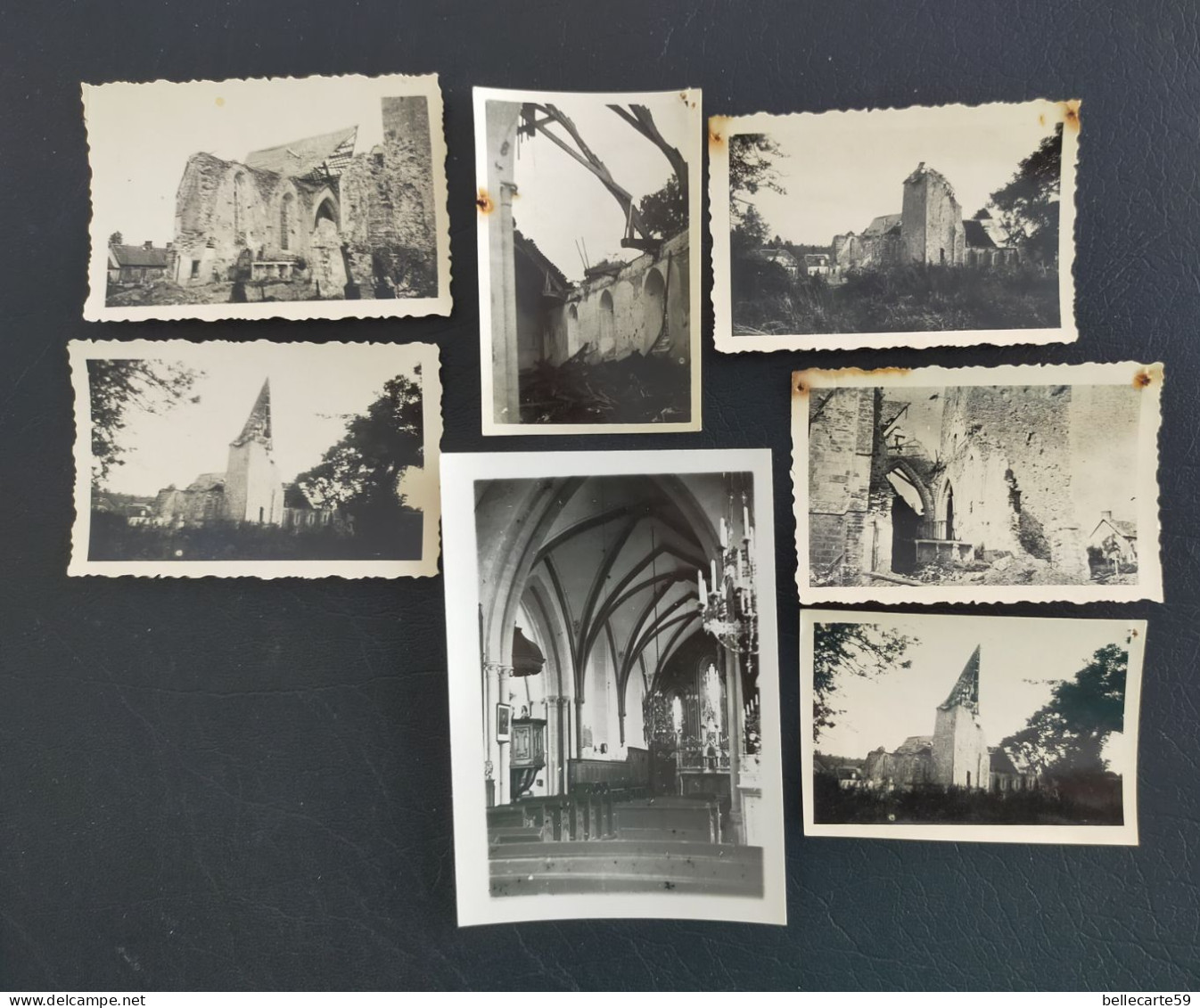 Anciennes Photos à Identifier église Détruite - Lieux