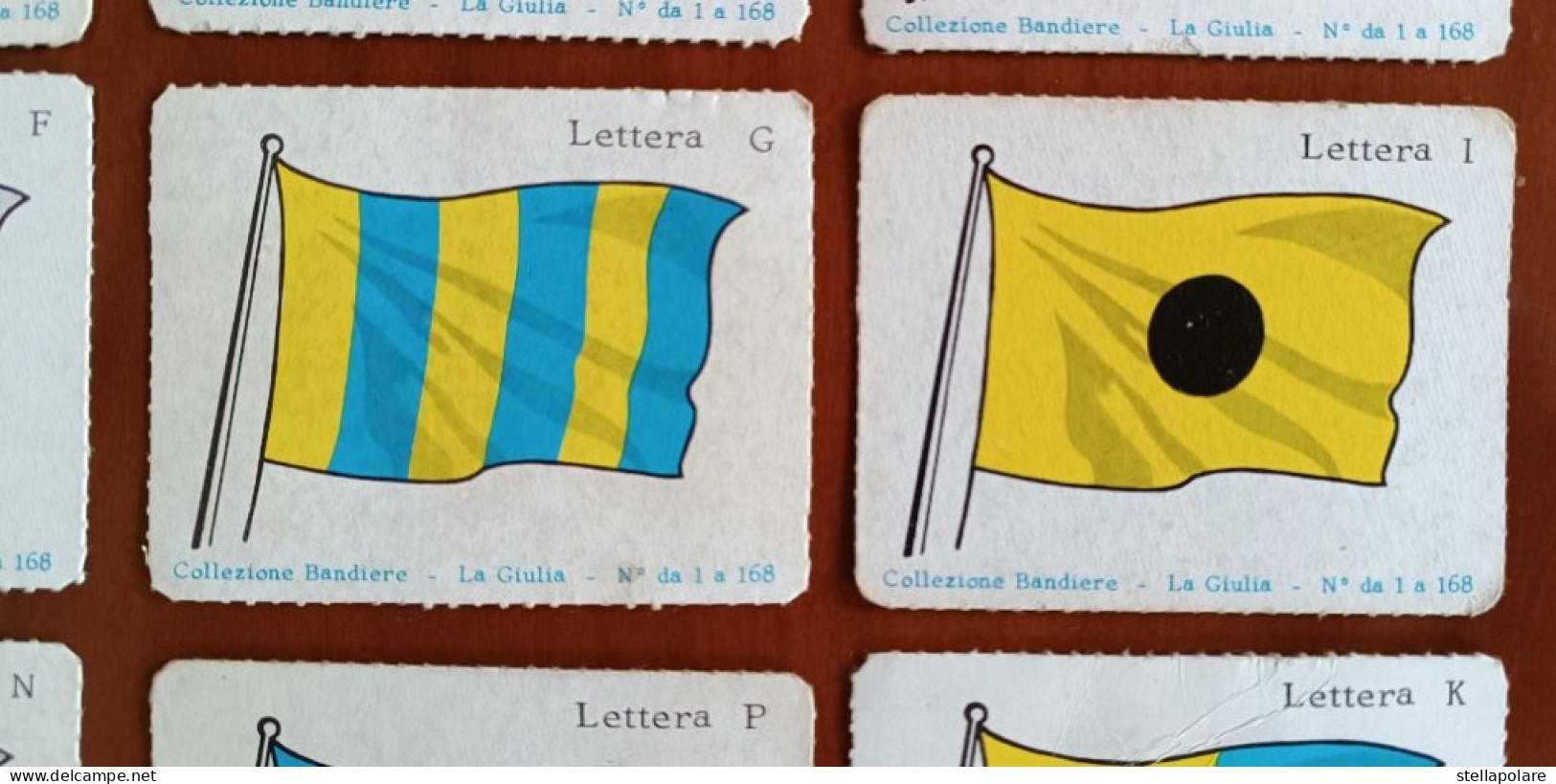 50 FIGURINE CARTONATE BUBBLE GUM  cigarettes "BANDIERE" LA GIULIA GORIZIA chewing chicle flags