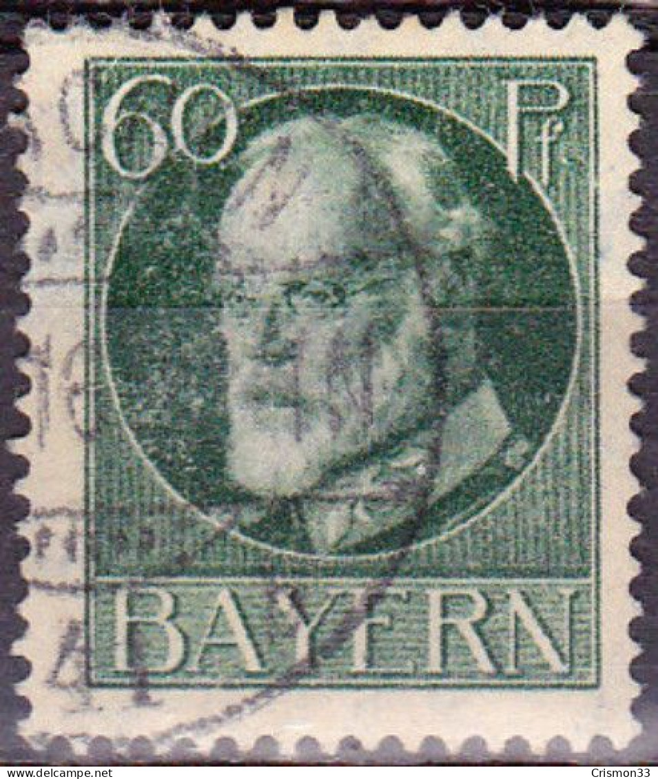 1914 - 1920 - ALEMANIA - BAVIERA - LUIS III - YVERT 102 - Usados