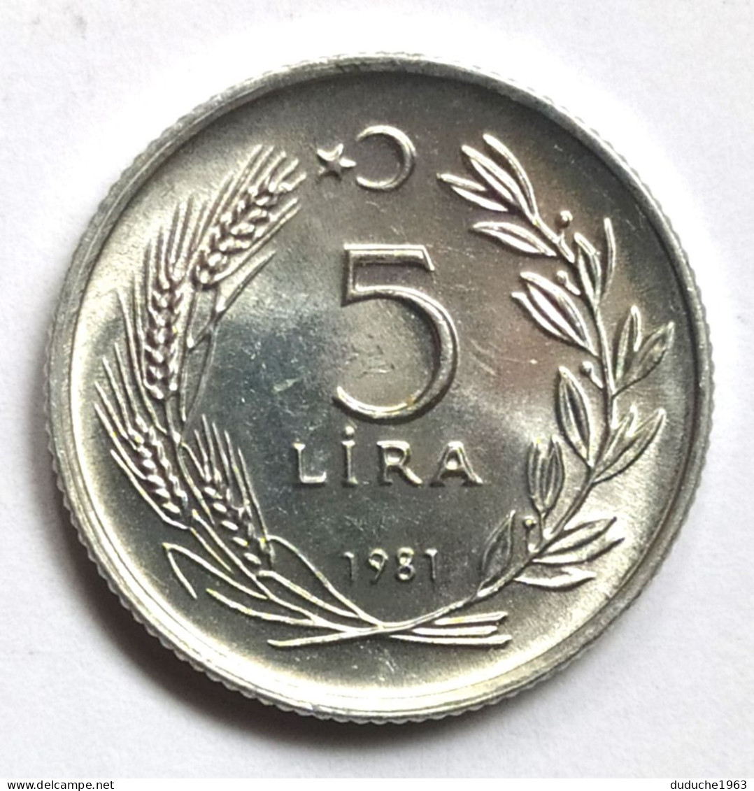 Turquie - 5 Lira 1981 - Turquia