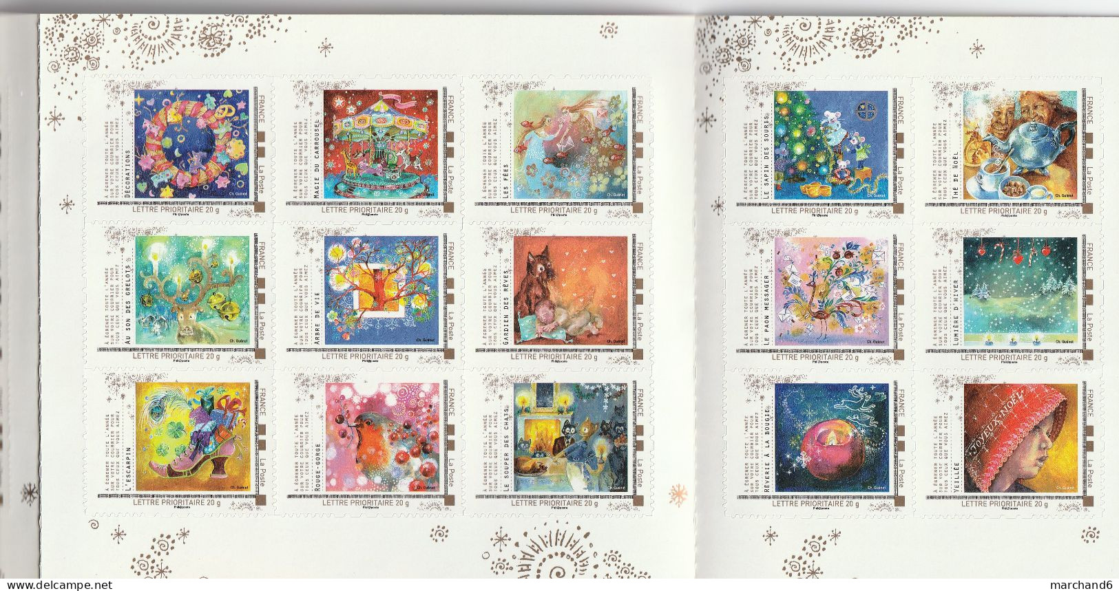 Feuillet Collector Images Bonheur France 2011 IDT L P 20gr 24 Timbres Autoadhésifs N°119 - Collectors